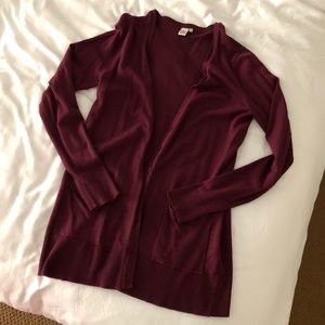 🔸SOLD🔸 Burgundy Cardigan